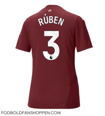 Manchester City Ruben Dias #3 Tredjetrøje Dame 2024-25 Kortærmet
